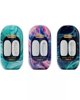 Pretty Love Venus X 15 - Männliche Masturbatoren aus Silikon, weiß