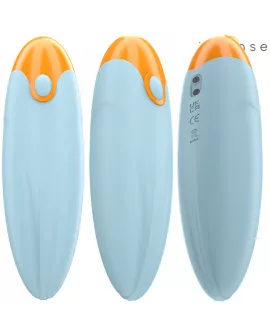 INTENSE - MIKE VIBRIERENDER BULLET 10 VIBRATIONEN BLAU FERNBEDIENUNG