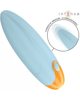 INTENSE - MIKE VIBRIERENDER BULLET 10 VIBRATIONEN BLAU FERNBEDIENUNG