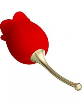 PRETTY LOVE - ROSE LOVER ROSE KLITORIS-STIMULATOR 12 VIBRATIONEN ROT