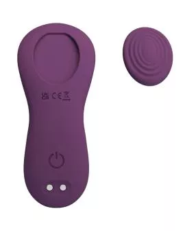 PRETTY LOVE - MANE LAY ON CLITORIS MASSAGER 10 VIBRATIONEN FERNBEDIENUNG LILA