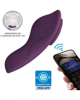 PRETTY LOVE - MANE LAY ON CLITORIS MASSAGER 10 VIBRATIONEN FERNBEDIENUNG LILA