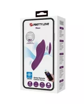 PRETTY LOVE - MANE LAY ON CLITORIS MASSAGER 10 VIBRATIONEN FERNBEDIENUNG LILA