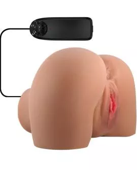 CRAZY BULL - MILA VIBRATOR BUTT MIT REALISTISCHER VAGINA UND ANUS FLESH CONTROL FERNBEDIENUNG