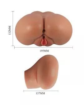 CRAZY BULL - LUNA VIBRATOR BUTT MIT REALISTISCHER VAGINA UND ANUS FLESH CONTROL FERNBEDIENUNG