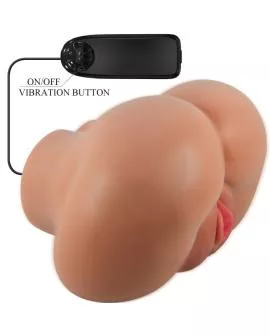CRAZY BULL - LUNA VIBRATOR BUTT MIT REALISTISCHER VAGINA UND ANUS FLESH CONTROL FERNBEDIENUNG