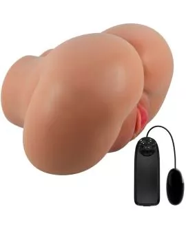 CRAZY BULL - LUNA VIBRATOR BUTT MIT REALISTISCHER VAGINA UND ANUS FLESH CONTROL FERNBEDIENUNG