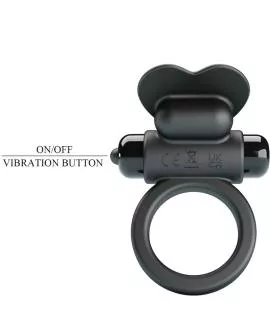 Pretty Love Deboraire Vibrationsring Kaninchen - 10 Modi Schwarz