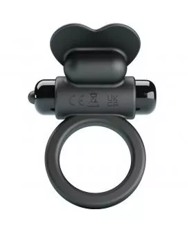 PRETTY LOVE - DEBONAIRE VIBRATIONSRING KANINCHEN 10 VIBRATIONEN SCHWARZ