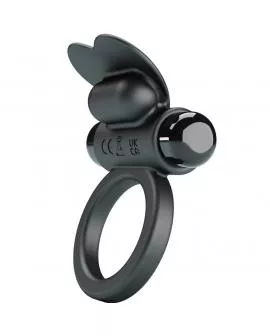 PRETTY LOVE - DEBONAIRE VIBRATIONSRING KANINCHEN 10 VIBRATIONEN SCHWARZ