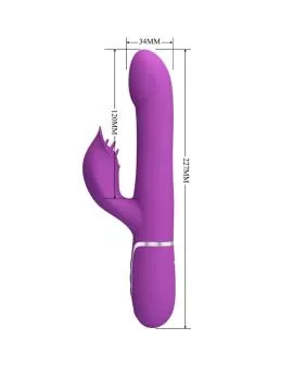Pretty Love - 4-in-1 Multifunktionsvibrator Lila