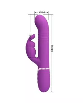 PRETTY LOVE - COALE 4 IN 1 MULTIFUNKTIONS-RABBIT-VIBRATOR LILA