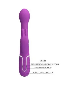 Pretty Love - Dejon 3-in-1 Rabbit-Vibrator Lila
