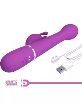 Pretty Love - Dejon 3-in-1 Rabbit-Vibrator Lila