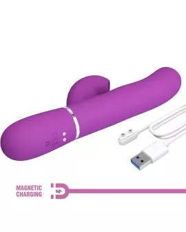 Pretty Love - Perlita 3-in-1 Multifunktions-Rabbit-Vibrator Lila