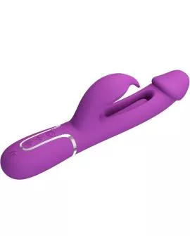 Pretty Love - Kampas 3-in-1 Rabbit-Vibrator Lila