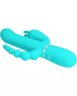 Pretty Love Cammy 4-in-1 Dreifacher Rabbit Vibrator Blau