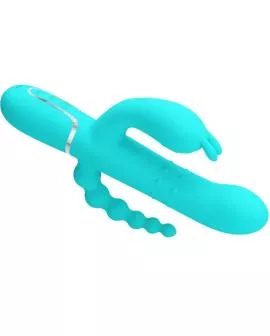 Pretty Love Cammy 4-in-1 Dreifacher Rabbit Vibrator Blau