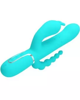 Pretty Love Cammy 4-in-1 Dreifacher Rabbit Vibrator Blau