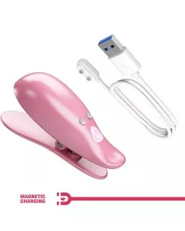 Pretty Love Cailey Nippleklemmen - 10 Vibrationen Fernbedienung Rosa
