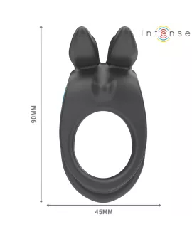 Intense - Sam Vibrator Doppel-Penisring 10 Vibrationen Schwarz