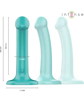 INTENSE - KATIE VIBRATOR MIT SAUGNÄPFEN 10 VIBRATIONEN BLAU FERNBEDIENUNG