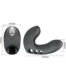 PRETTY LOVE - CAMELIA FINGERVIBRATOR 7 VIBRATIONEN SCHWARZ