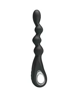 PRETTY LOVE - FEDERER ANALVIBRATOR 12 VIBRATIONEN SCHWARZ