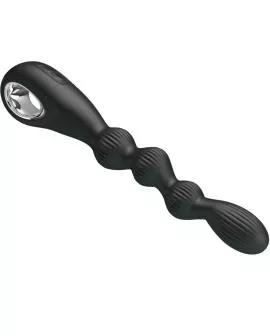 PRETTY LOVE - FEDERER ANALVIBRATOR 12 VIBRATIONEN SCHWARZ