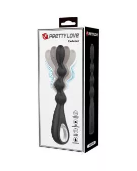 PRETTY LOVE - FEDERER ANALVIBRATOR 12 VIBRATIONEN SCHWARZ