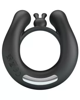 Pretty Love Dahlia Vibrationsring - 12 Modi Schwarz