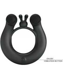 Pretty Love Dahlia Vibrationsring - 12 Modi Schwarz