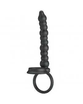 PRETTY LOVE - DILLION DOPPELTE PENETRATION COCK RING SCHWARZ