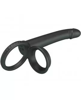 PRETTY LOVE - DILLION DOPPELTE PENETRATION DOPPELTER COCKRING SCHWARZ