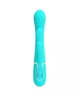 Pretty Love - Shania Triple Rabbit Multifunktionsvibrator Blau