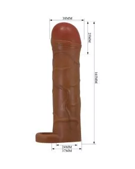 Pretty Love Bunion Penis Sleeve - 2,5 cm Verlängerung Mulatte