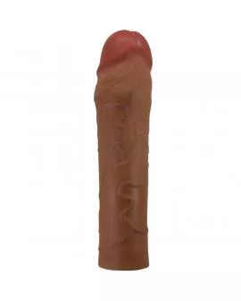 PRETTY LOVE - CHANE PENISHÜLLE MIT 5 CM VERLÄNGERUNG MULATTE