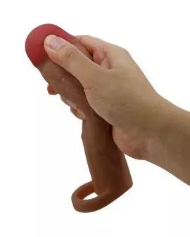 Pretty Love - Hani Penishülle mit 5 cm Verlängerung Mulatte