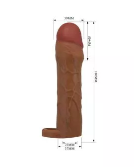 Pretty Love - Hani Penishülle mit 5 cm Verlängerung Mulatte