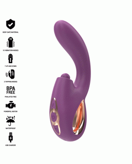 INTENSE - LALI MULTIFUNKTIONS-G-SPOT-VIBRATOR TAPPING & STOSS & VIBRATION LILA