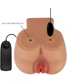CRAZY BULL - KYLIE ASS-VIBRATOR MIT REALISTISCHER VAGINA- UND ANUS-FLEISCH-FERNBEDIENUNG