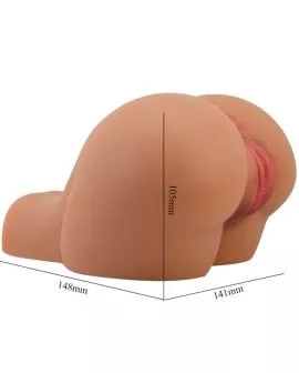 CRAZY BULL - KYLIE ASS-VIBRATOR MIT REALISTISCHER VAGINA- UND ANUS-FLEISCH-FERNBEDIENUNG