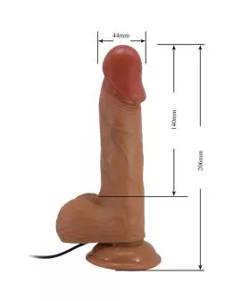 BAILE - CATOBLEPAS REALISTISCHER VIBRATOR 20,6 CM FLESH FERNBEDIENUNG