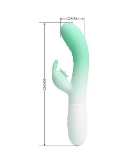 PRETTY LOVE - CERBERUS RABBIT VIBRATOR 3O VIBRATIONEN GRÜN