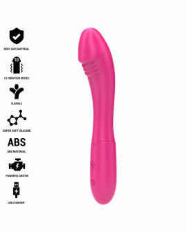 INTENSE - BELINDA VIBRATOR 19 CM FLEXIBEL 10 VIBRATIONEN ROSA