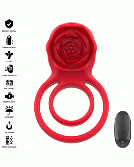 INTENSE - GAIL STIMULATOR ROSE 10 VIBRATIONEN ROT FERNBEDIENUNG