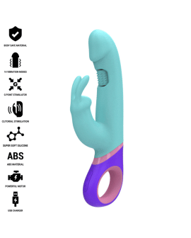 Intense - Monica Rabbit Vibrator mit G-Spot-Stimulator Blau
