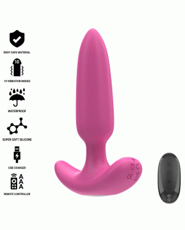 INTENSE - ROSS ANAL PLUG 10 VIBRATIONEN ROSA FERNBEDIENUNG