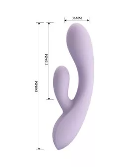 PRETTY LOVE - ROSOLYN RABBIT VIBRATOR 10 VIBRATIONEN LILA
