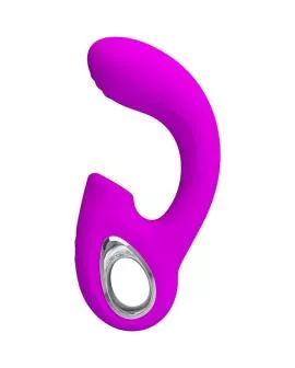 PRETTY LOVE - SIBEL SIBEL G-SPOT VIBRATOR + KLITORIS-STIMULATOR 10 VIBRATIONEN LILA